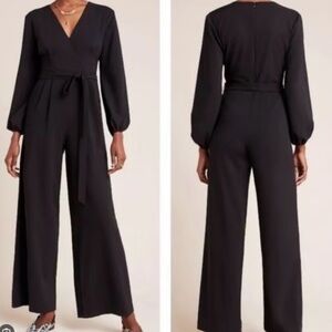 Anthropologie Classic Black Jumpsuit